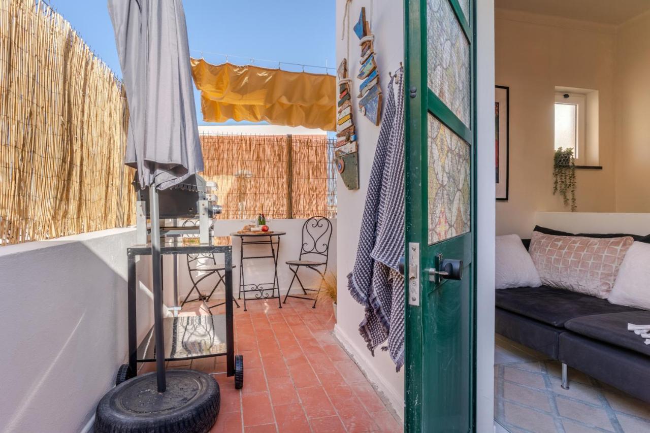 Arty Vintage Townhouse With Rooftop Shower & Sun Loungers Olhao Luaran gambar